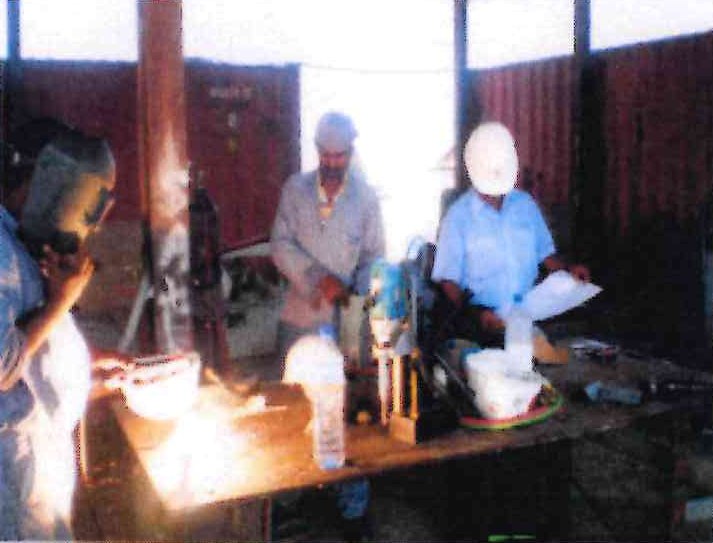 Shop welding operations
